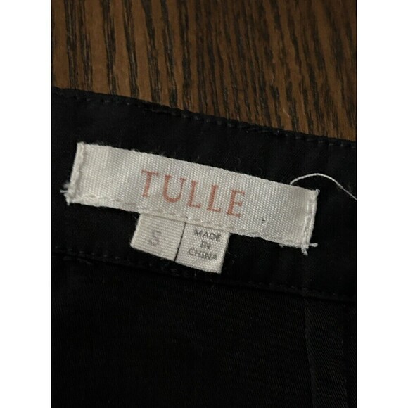 TULLE Women’s Pencil Skirt Small Casual Office Solid Black Back Zip Classic - Picture 7 of 12